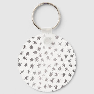 Llavero Estrellas metálicas - plata