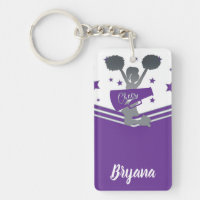Estrellas Plateadas Purpura Cheer-leading Personal