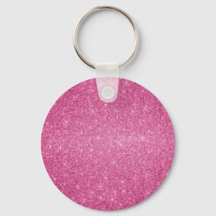 Llavero Estrellas rosadas del purpurina