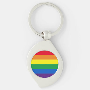 Llavero Estriberas de arcoiris colores Bandera gay Lgbt