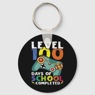 Llavero Estudiante de 100 días de juego de video escolar