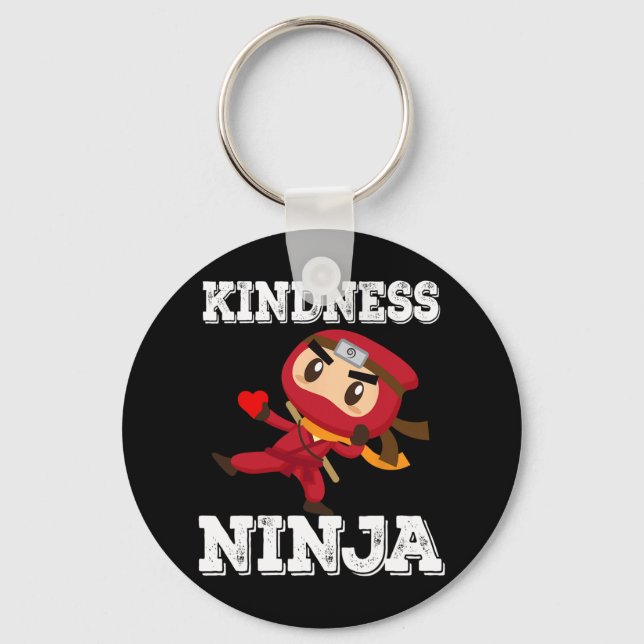 Llavero Estudiante de Escuela Ninja de Kindness Anti-bully (Anverso)