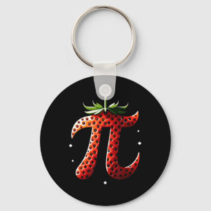 Llavero Estudiante de matemáticas divertida Strawberry Pi