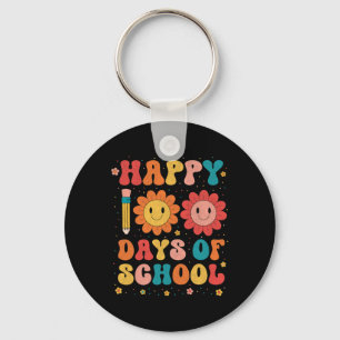 Llavero Estudiante Groovy Teacher 100° Día de la Escuela F
