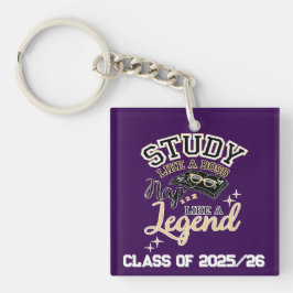 Llavero Estudiar como un jefe, Nap Like a Legend, regalo u