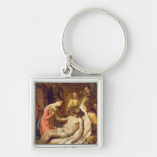 Llavero Estudio de la lamentación en el Cristo muerto