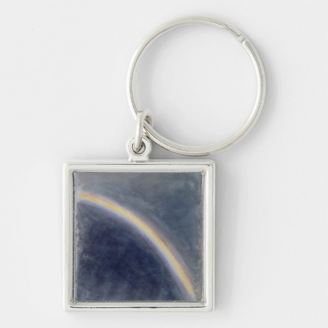 Llavero Estudio del cielo con el arco iris, 1827 (w/c en (Frente)