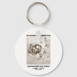 Llavero Estudios De Embriones (Leonardo da Vinci)
