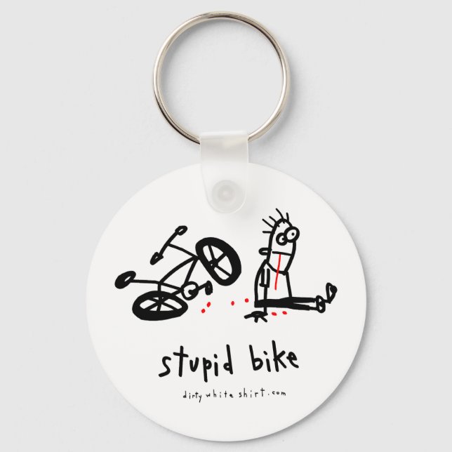 Llavero Estúpido Bicicleta (Anverso)