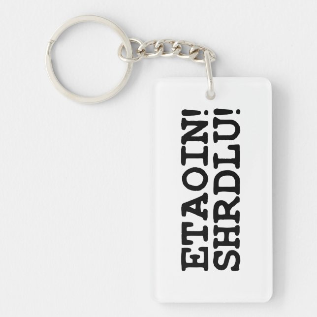 LLAVERO ¡ETAOIN! ¡SHRDLU! (Frente)