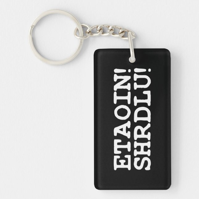 LLAVERO ¡ETAOIN! ¡SHRDLU! (Frente)