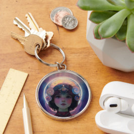 Llavero Ethereal Fantasy Celestial Child Dream Guardian