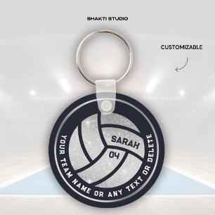 Llavero Etiqueta De Bolsa Para Jugadora De Voleibol Minima