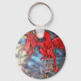 Llavero etiqueta de bolso de golf de disco