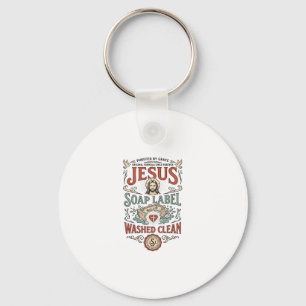 Llavero Etiqueta de Jabón Jesús Lavado Limpio Jabón Jesús 