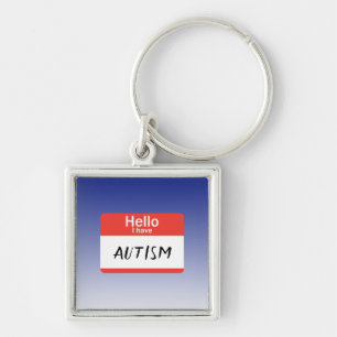 Llavero Etiqueta de nombre Autismo