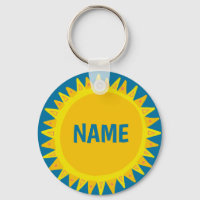 Etiqueta de nombre de sol de sol de sol amarillo d