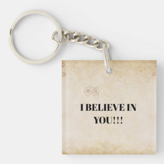 Llavero Etiqueta de regalo de Relieve metalizado