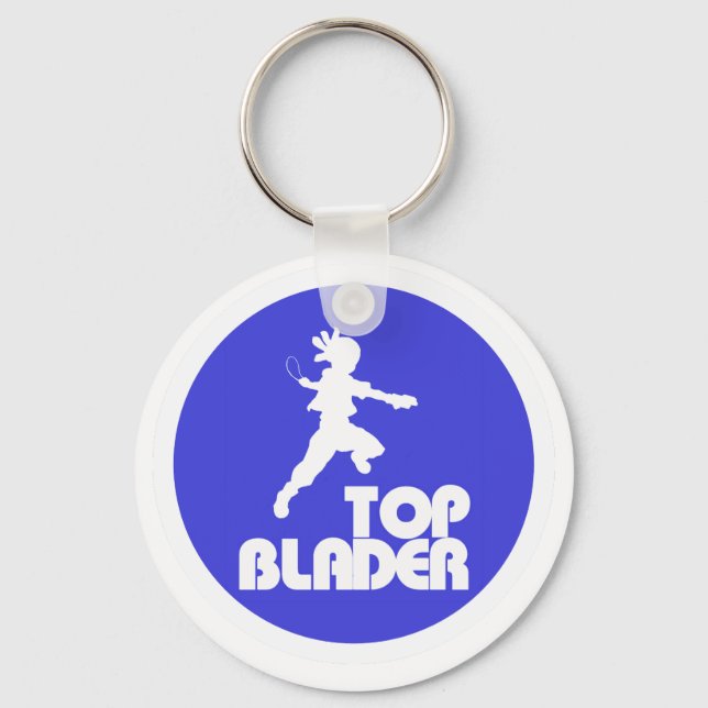 Llavero ¡Etiqueta de Top Blader! (Anverso)