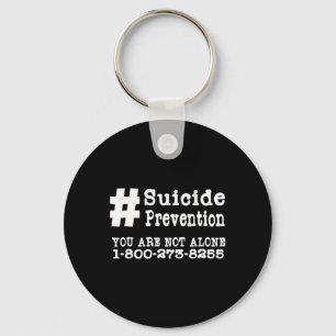 Llavero Etiqueta para la prevención del suicidio Concienci