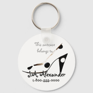 Llavero Etiquetas de bolso para mujeres que aman los zapat