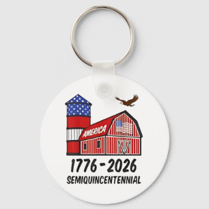 Llavero EUA Semiquincentenario 250 Aniversario 1776-2026
