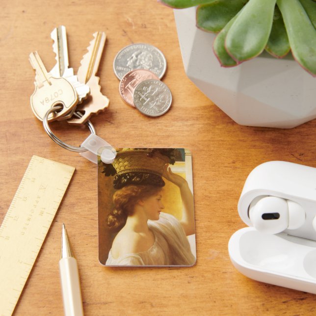 Llavero Eucharis - Chica con una cesta de fruta de Leighto (Escritorio )