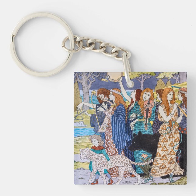 Llavero Eugene Grasset - Panel Decorativo Armonía (Frente)