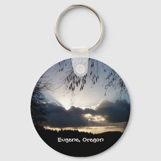 Llavero Eugene, Oregon Sunset (Anverso)