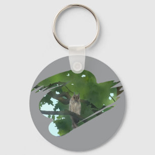 Llavero Eule im Baum