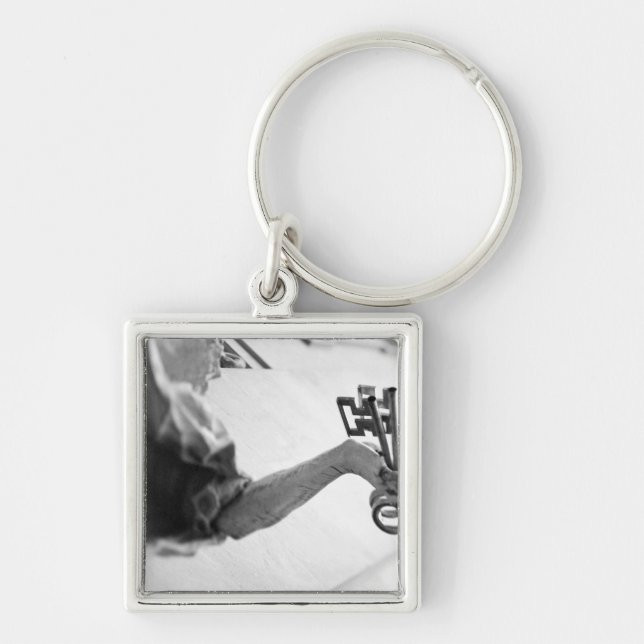 Llavero Europa, Austria, Salzburgo. Estatua con llaves (Frente)