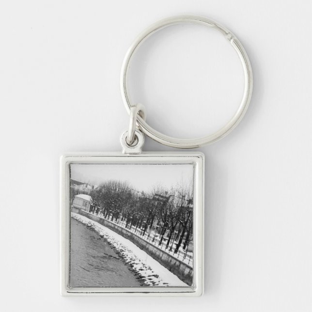 Llavero Europa, Austria, Salzburgo. La orilla del río (Frente)