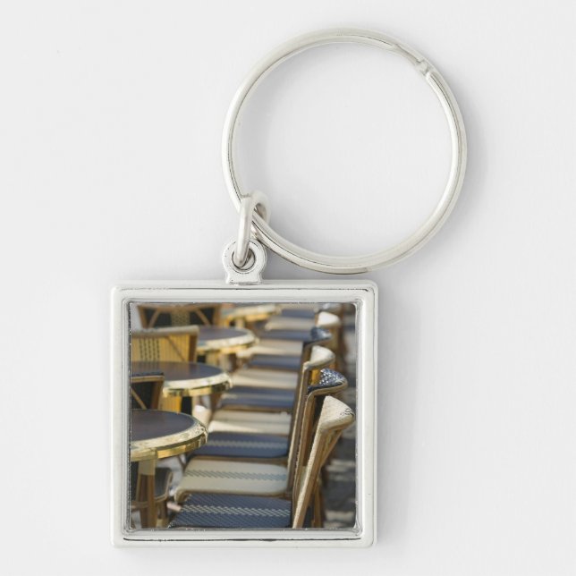 Llavero Europa, Francia, París, Estrasburgo: Mesas de café (Frente)