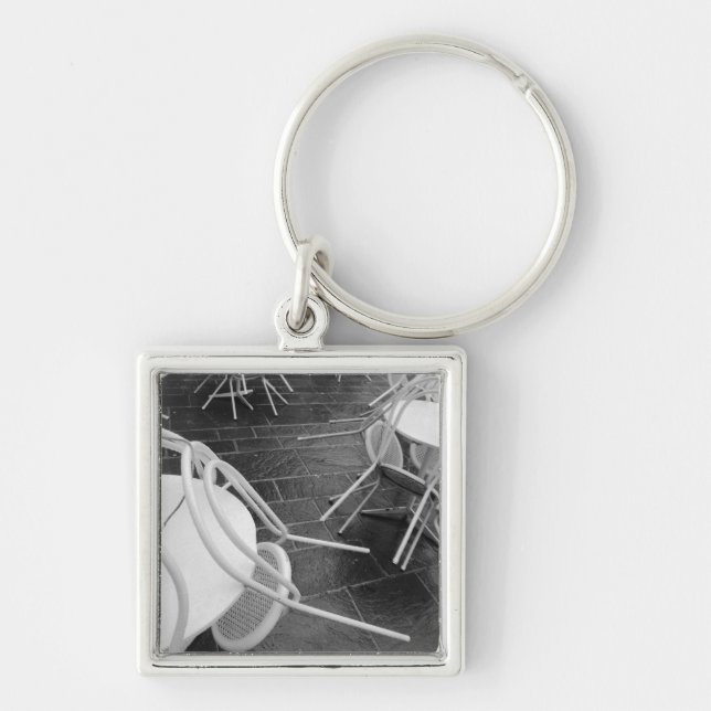 Llavero Europa, Francia, París. Sillas, Jardin du 4 (Frente)