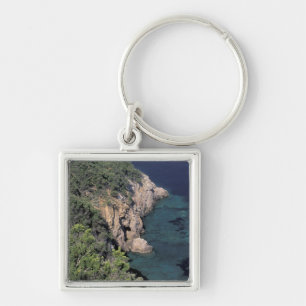 Llavero Europa, Italia, Toscana. Costa rocosa; Cala