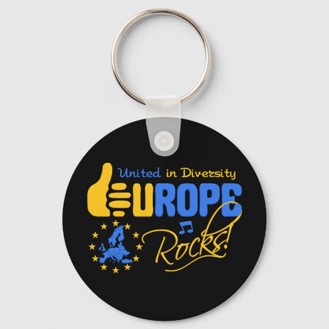 Llavero ¡Europa Rocks! (Anverso)