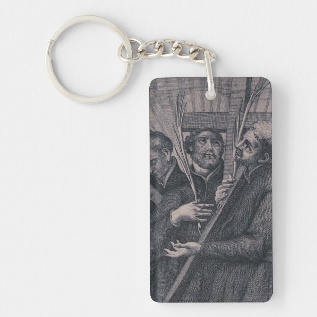 Llavero Evangelios católicos japoneses de San Pablo Miki (Frente)