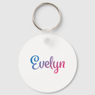 Llavero Evelyn Stylish Cursive