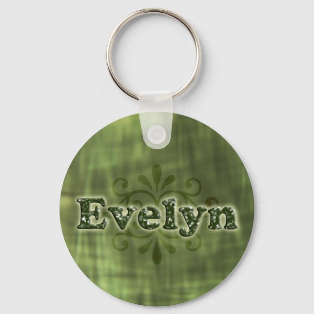 Llavero Evelyn verde (Anverso)