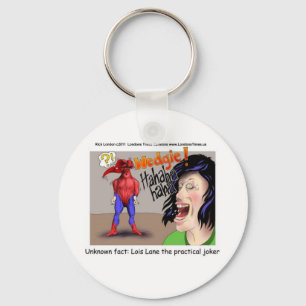 Llavero Even Superheroes Get Wedgies Funny Gifts Mugs Etc