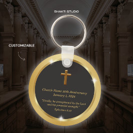 Llavero Evento de aniversario de la Iglesia del Oro Símbol