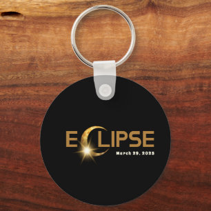 Llavero Evento estadounidense Eclipse solar 3/29/2025 Café
