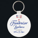 Llavero Evento temático patriótico | Keychain de Bandera A<br><div class="desc">Clásicas pero mínimas cadenas o patios hechos a la medida de un evento o fiesta patriótico al estilo norteamericano. Un gran tema para una campaña política, o cualquier otro evento patriótico. Todos los elementos del diseño son desbloqueados y ajustables. Simplemente utilice la función de personalización para realizar los cambios que...</div>