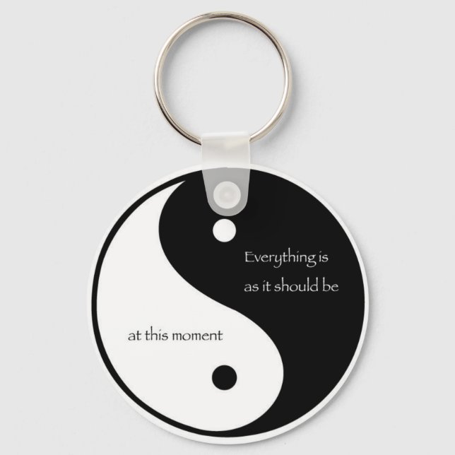 Llavero Everything Is As It Should Be at this moment (Anverso)