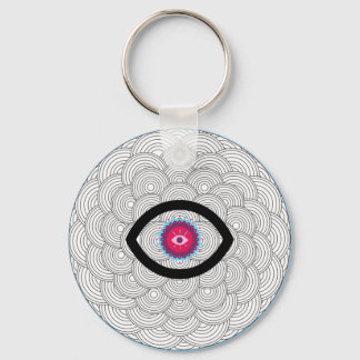 Llavero Evil Eye Art Keychain