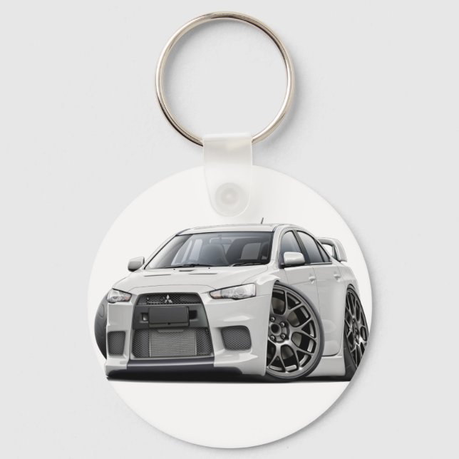 Llavero Evo White Car (Anverso)