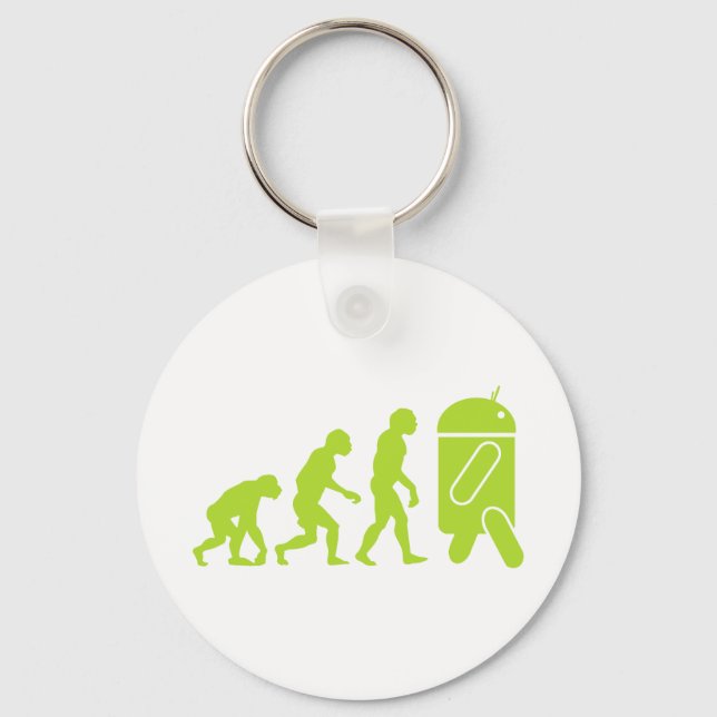 Llavero Evolución Android (Anverso)