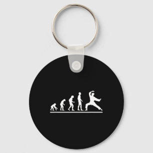 Llavero Evolución de Karate Karate Chop Hombres Divertidos