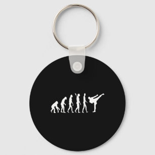 Llavero Evolución de Kickboxing Karate Arti Taekwondo Judo