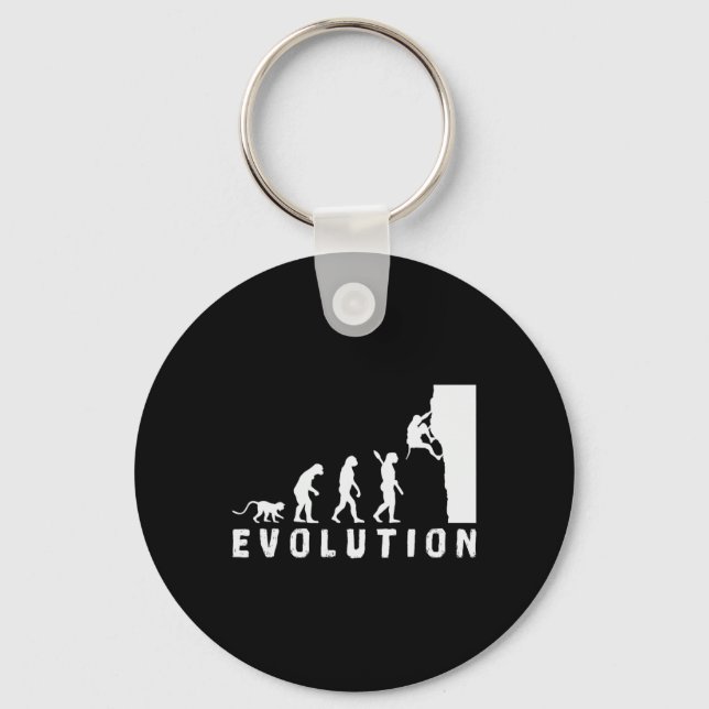 Llavero Evolución del Bouldering de Escalada (Anverso)